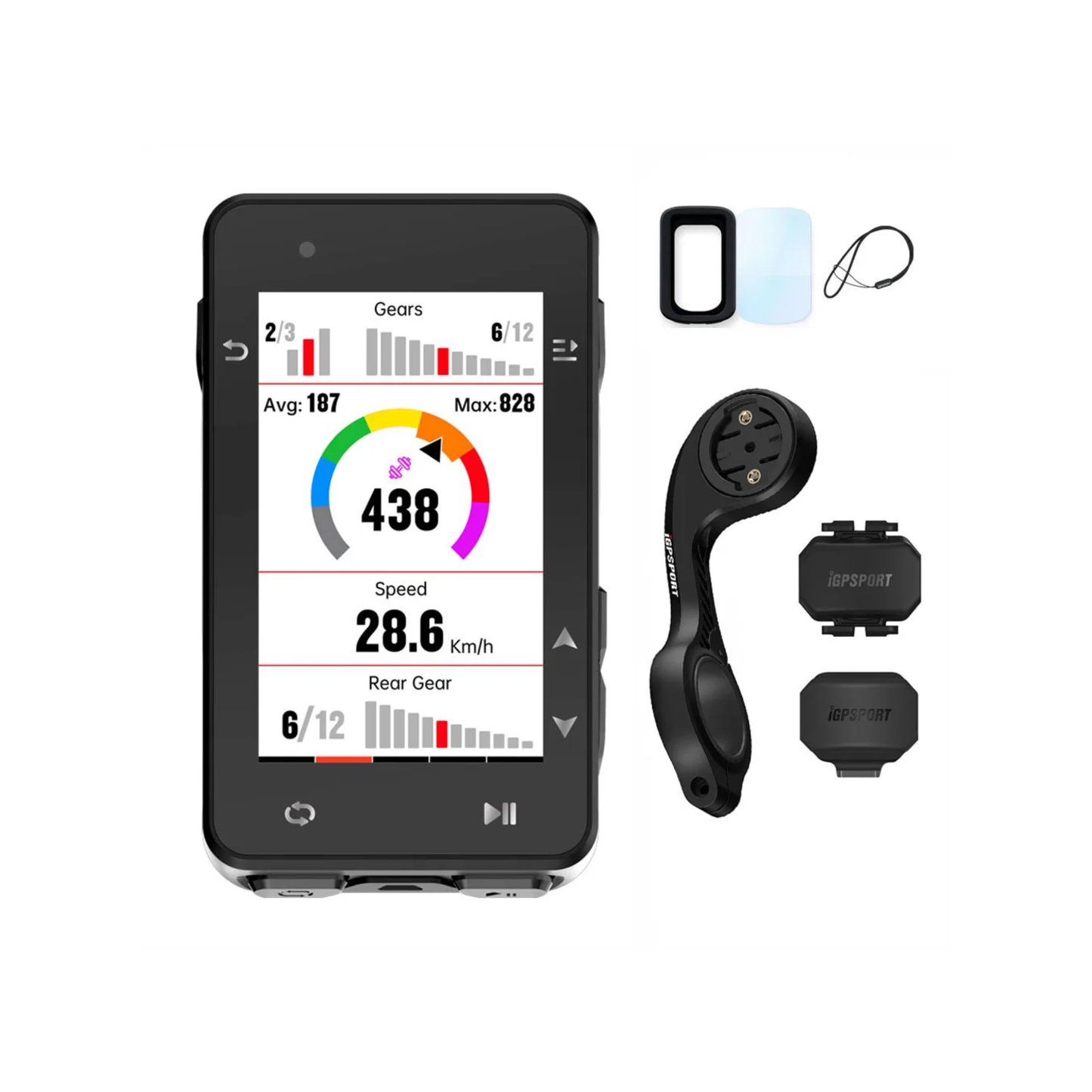 Smart GPS Bike Computer with Cadence and Speed Sensor