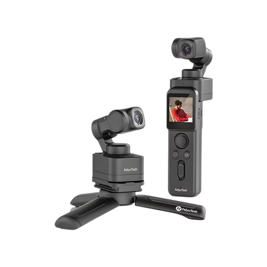 Feiyu Pocket 3 4K 60fps Cordless Camera Combo Kit with AI Tracking