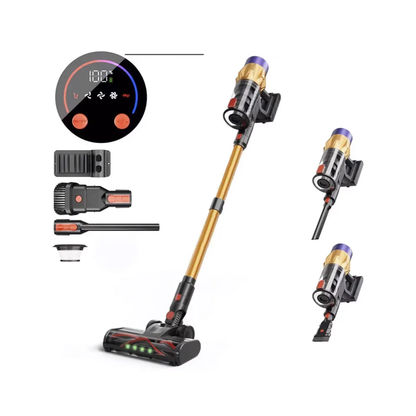 Portable Touch Display Vacuum Cleaner with 40-Min Run Time