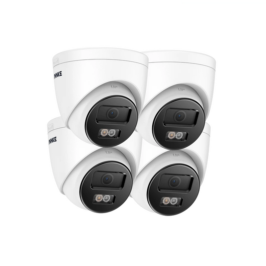 Dome B 12MP Outdoor PoE Security Camera 4-Pack