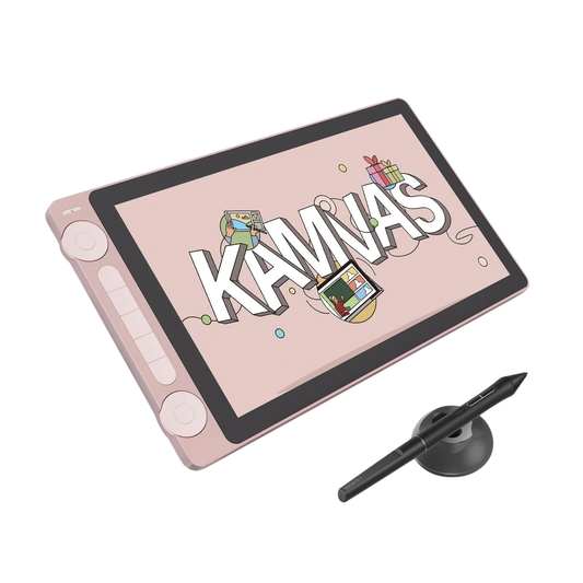 Graphic Drawing Monitor Tablet with Pen Pink