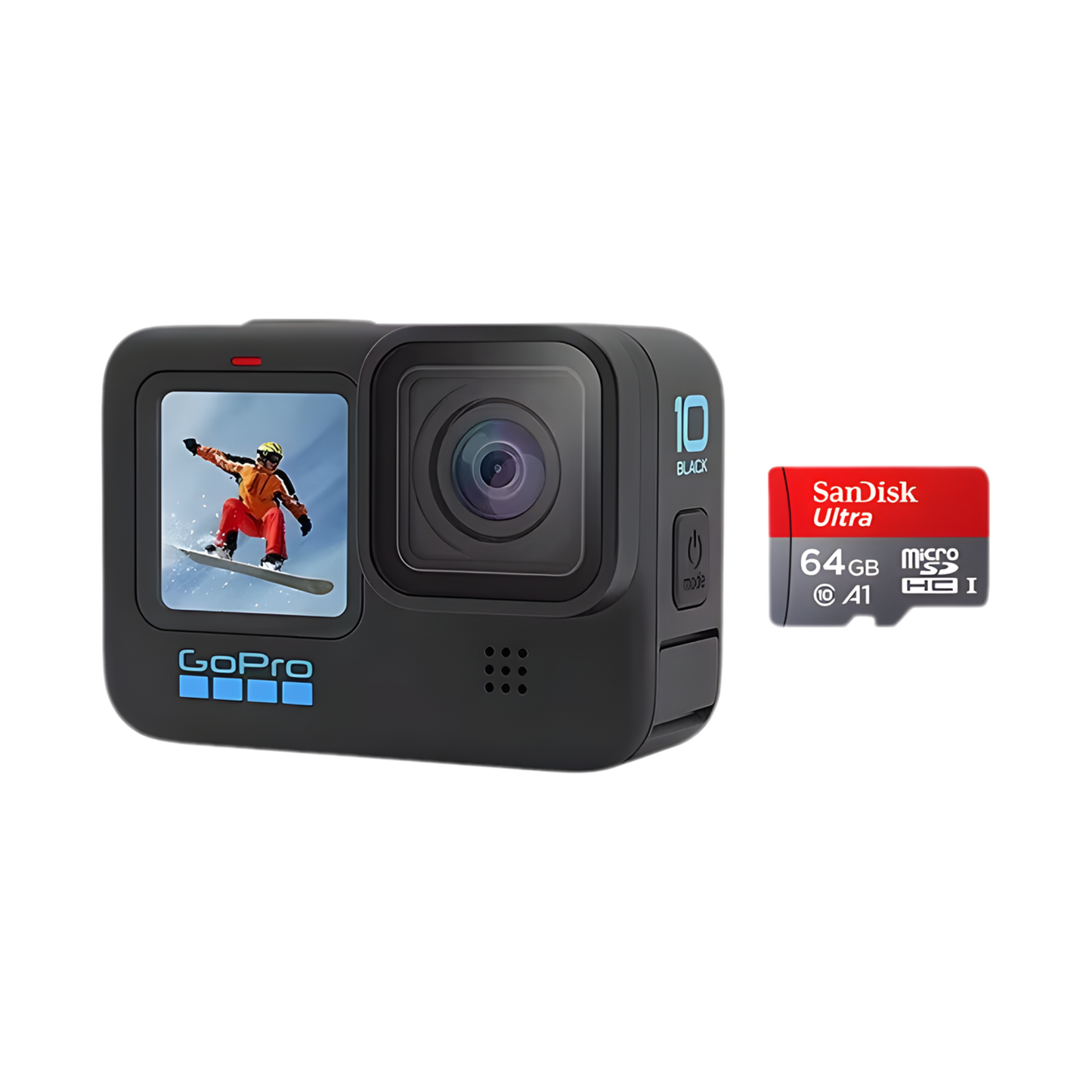 Waterproof 5.3K Sports Action Camera 64GB