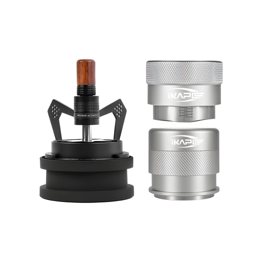58.5mm Coffee Tamper Distributor WDT Set Silver