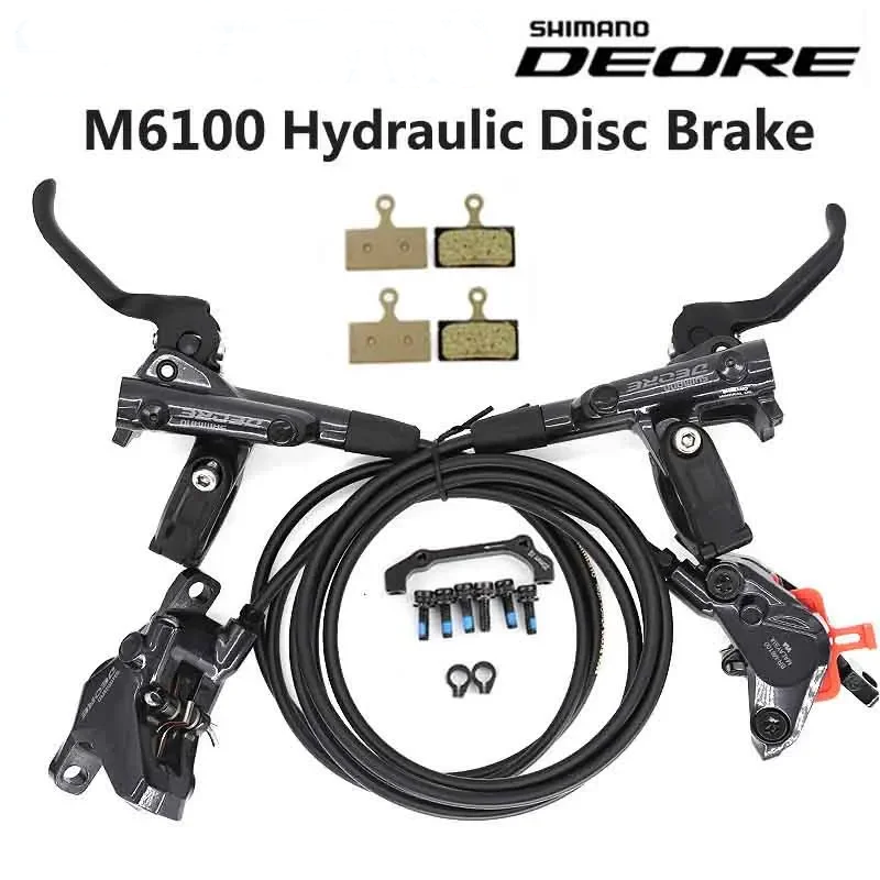 Shimano Deore Lightweight M6100 2-Piston MTB Brake Set