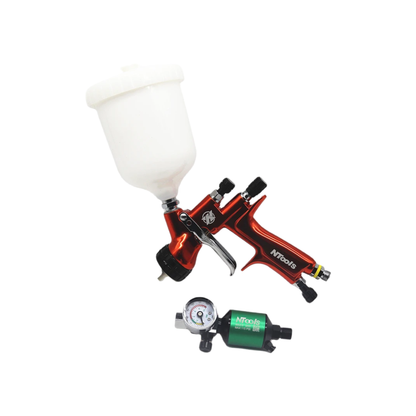 LVLP 1.3mm Spray Gun with Regulator for Auto Finishes