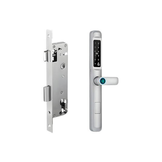 High-End Smart Door Lock WiFi RFID Fingerprint Code Entry