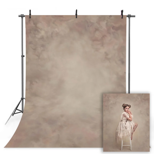 Brown Poly Studio Backdrop 3x6m for Portraits