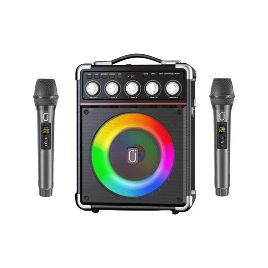 Portable Bluetooth Karaoke Speaker with Mic for Adults and Kids