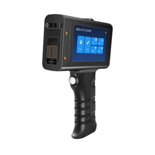 Rechargeable Handheld Label Printer with 3 Inks