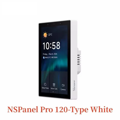 Wall Mounted Smart Home Control Panel Touch Screen White