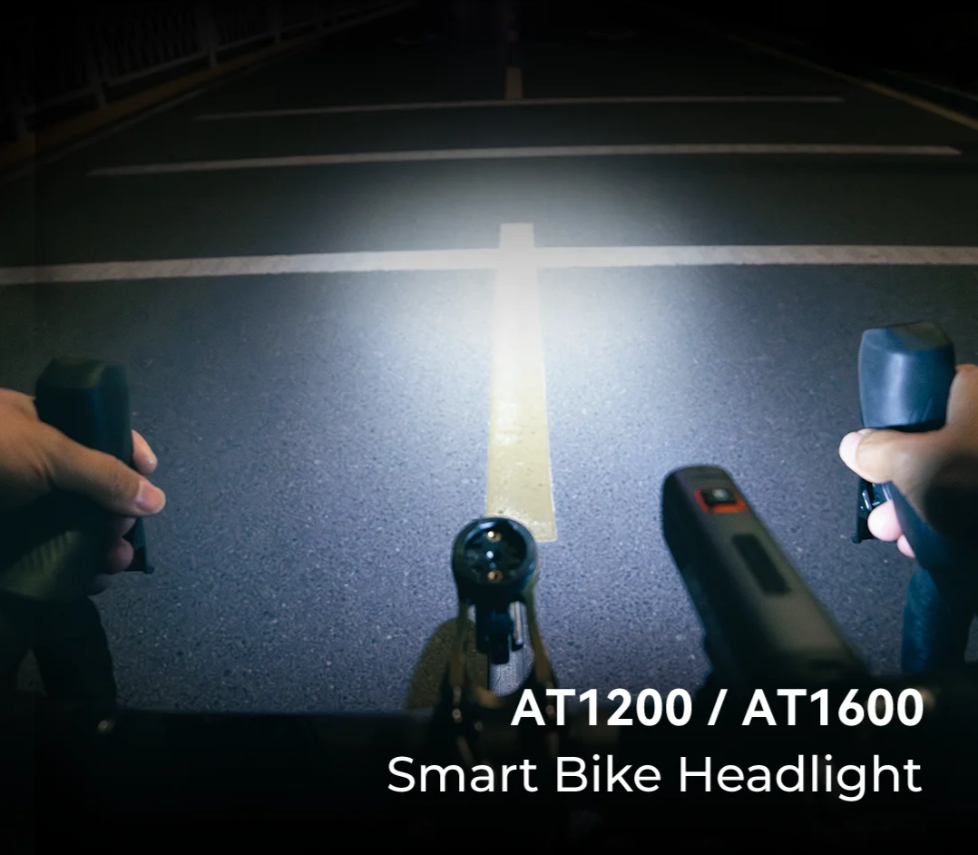 1200 Lumen Smart Bicycle Light with Auto Brightness Control