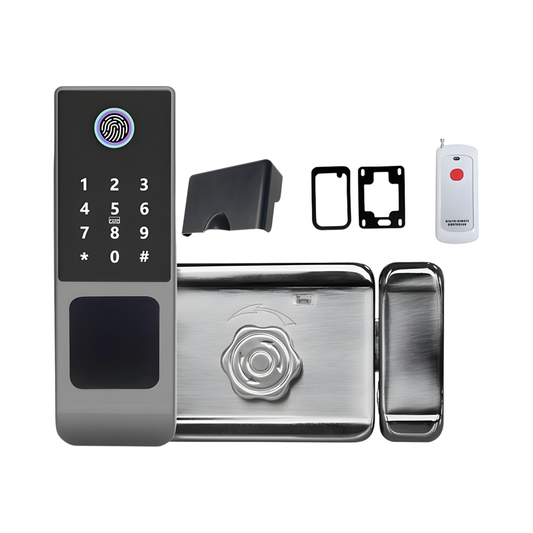 Outdoor Waterproof Fingerprint Gate Lock with Tuya WiFi Smart Access