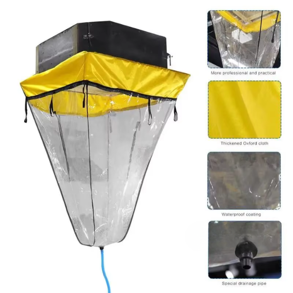 Waterproof Reusable Air Conditioner Cleaning Cover for Split Systems