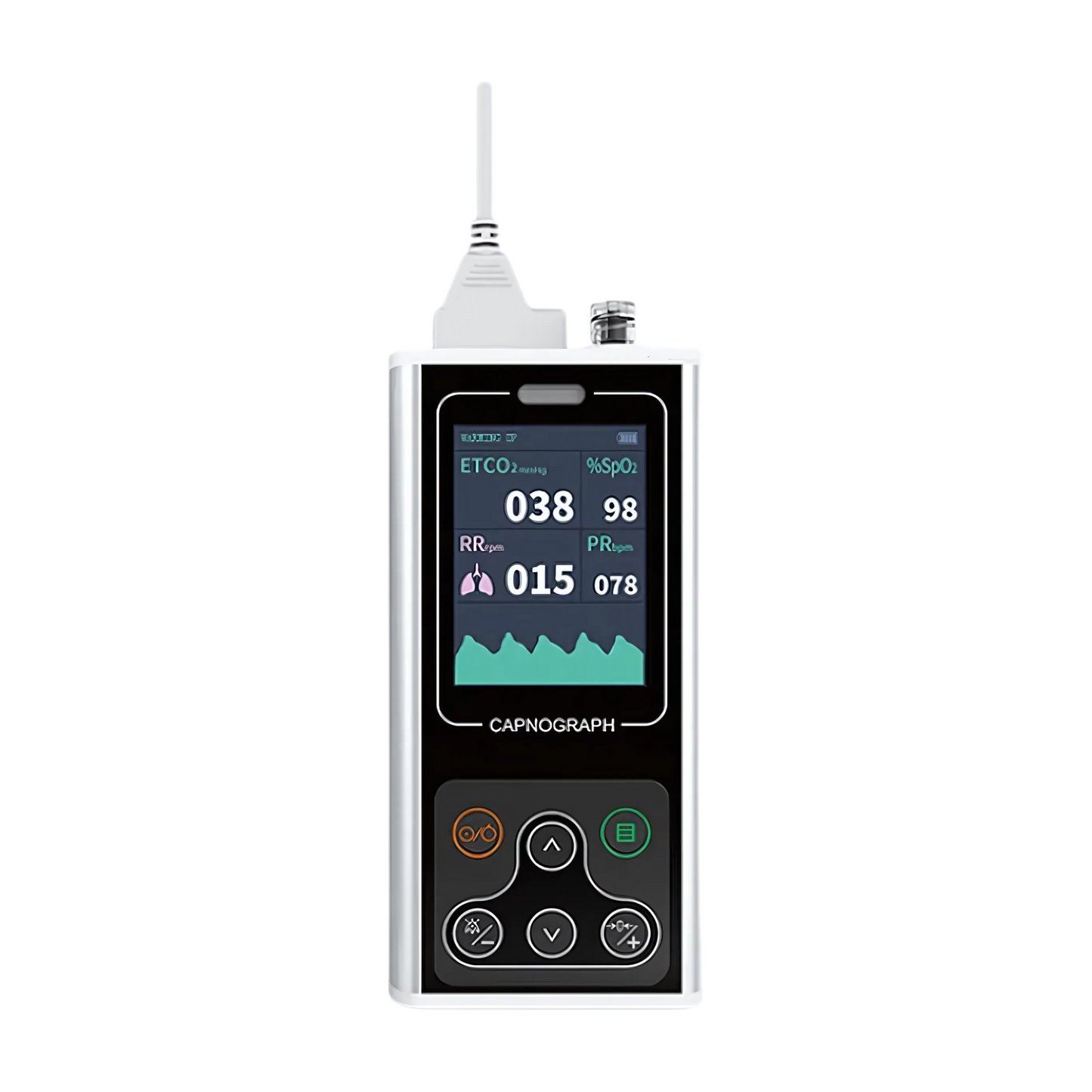 Portable Capnograph ETCO2 Patient Monitor with SPO2 and PR