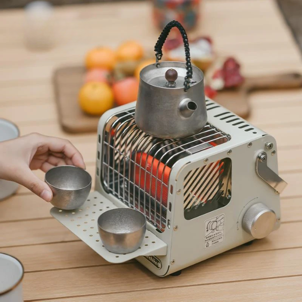 Compact Outdoor Camping Stove with Heating Function