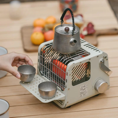 Compact Outdoor Camping Stove with Heating Function