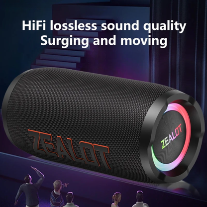 50W Outdoor Bluetooth Speaker with Loud Stereo and Long Battery