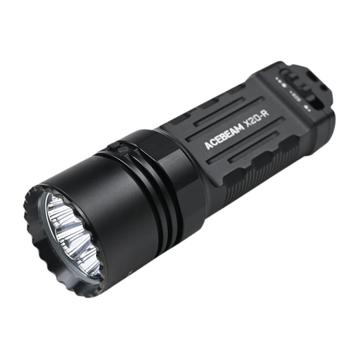 CREE Black Rechargeable LED Torch for Outdoor Use