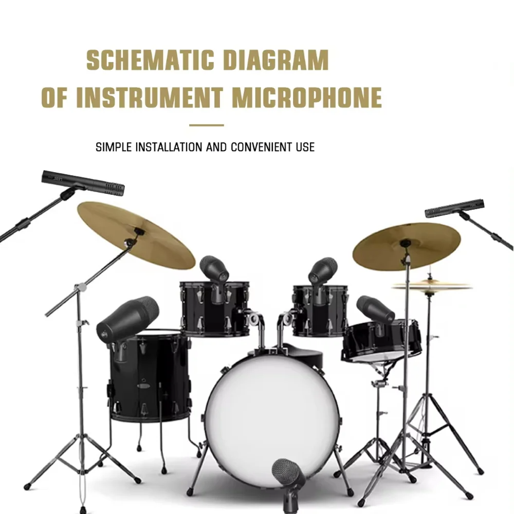 Dynamic Drum Mic Kit 7 Piece for Bass and Snare