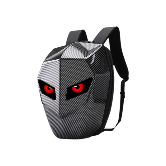 Large Carbon Fiber LED Hard Shell Backpack for Travel
