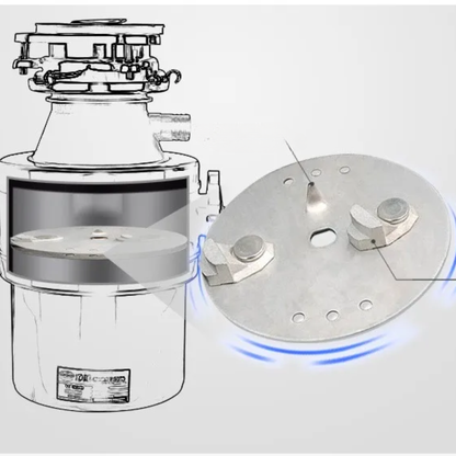 220V Kitchen Sink Food Waste Disposer with Powerful Grinder