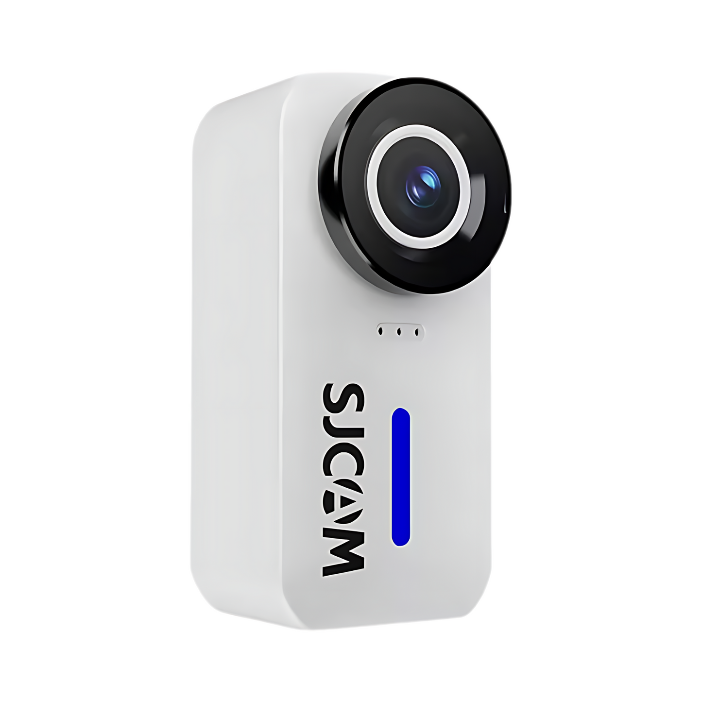 White 4K Action Camera with 135 Degree Wide Angle Lens