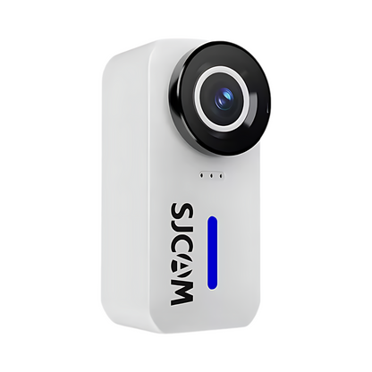 White 4K Action Camera with 135 Degree Wide Angle Lens