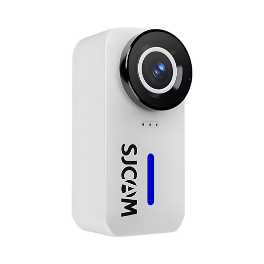 White 4K Action Camera with 135 Degree Wide Angle Lens