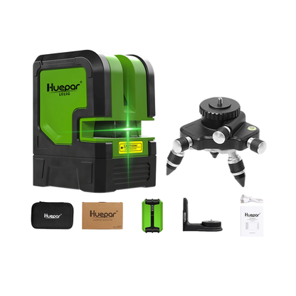 Heavy Duty Green Laser Level Kit with Adjustable Tripod