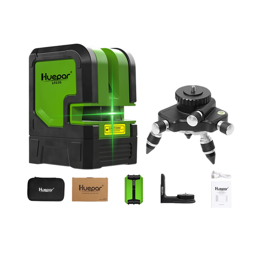 Heavy Duty Green Laser Level Kit with Adjustable Tripod