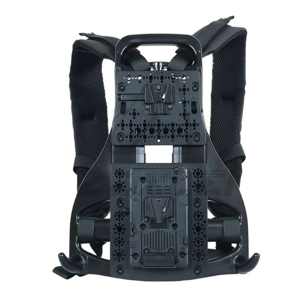 Outdoor Broadcast Camera Vest with V-Mount Support