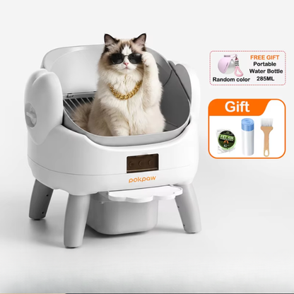 Quiet Smart Self-Cleaning Cat Litter Box with App Control