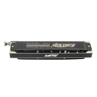 Professional 16-Hole Chromatic Harmonica 64 Tones C Key
