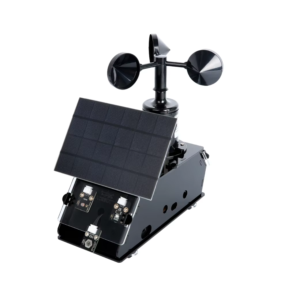 Smart Weather Station DIY Kit with Wind Speed and Forecast Monitoring