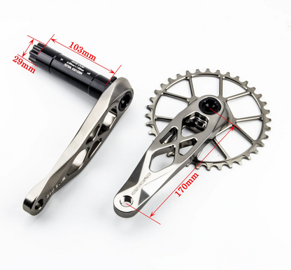 175mm Rainbow MTB Crank Ultralight Mountain Bike
