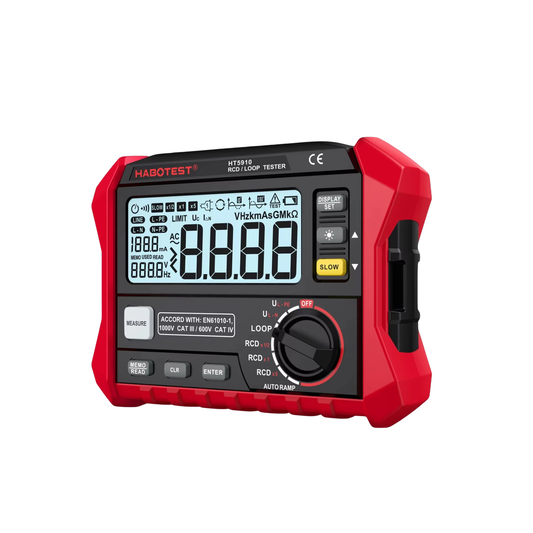 Digital Leakage Switch and Loop Tester with LCD Display