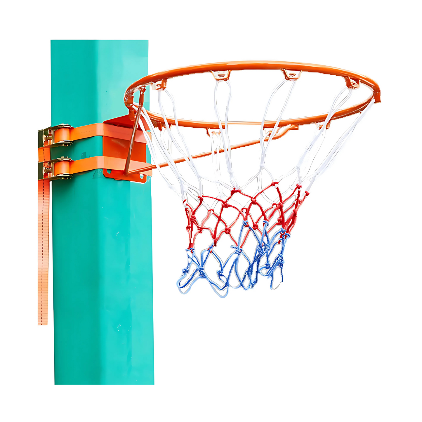 45cm Indoor Outdoor Basketball Hoop with Net Orange