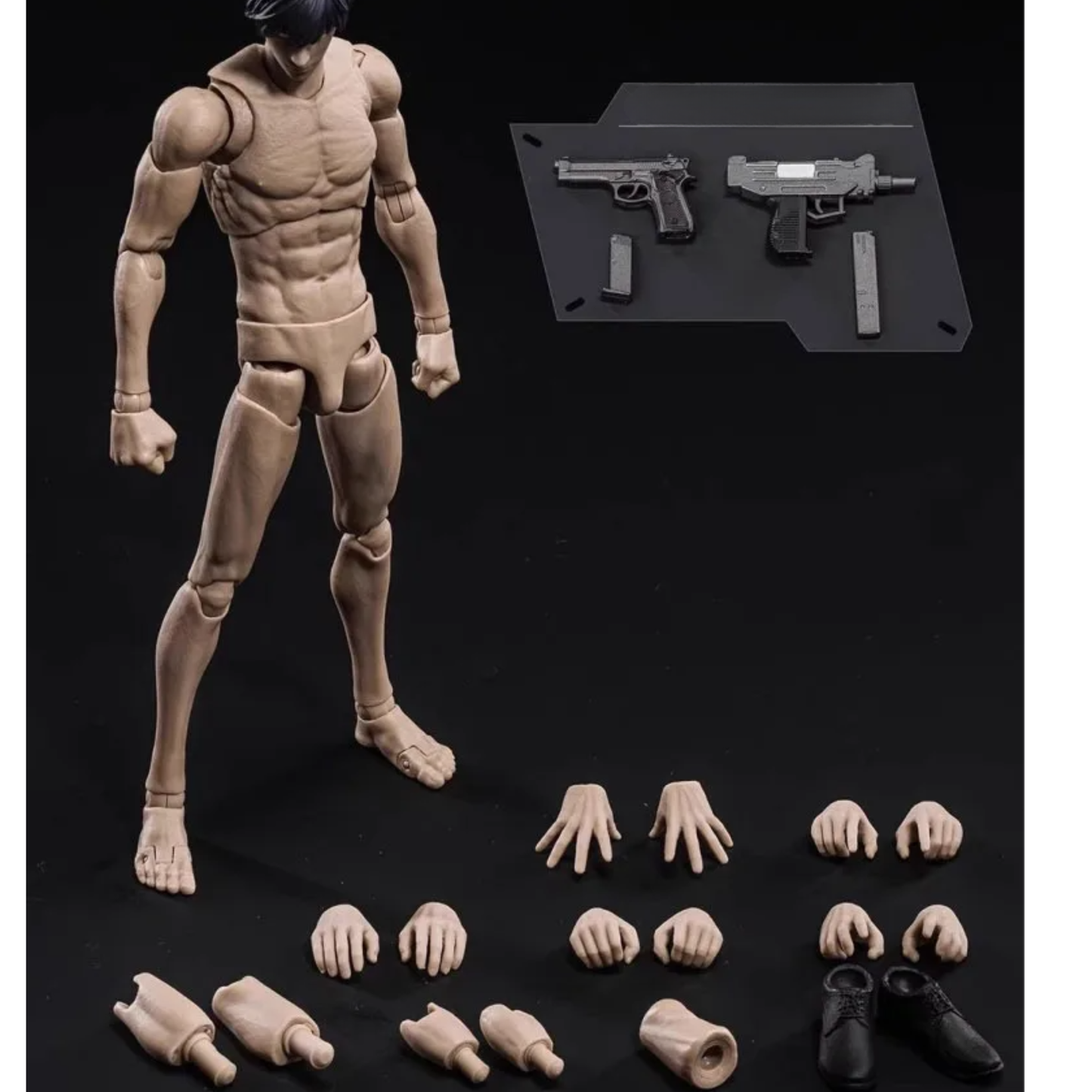 Scale Military Figure Full Set with Flexible Body