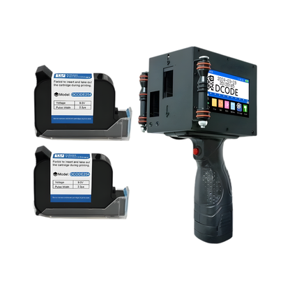 Portable Handheld Thermal Inkjet Printer with 2 Inks