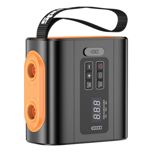 Portable Electric Air Pump Wireless Mini Inflator Black