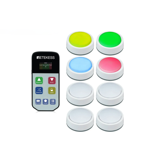 Wireless Quiz Buzzer System 1 Host 8 Buttons Game