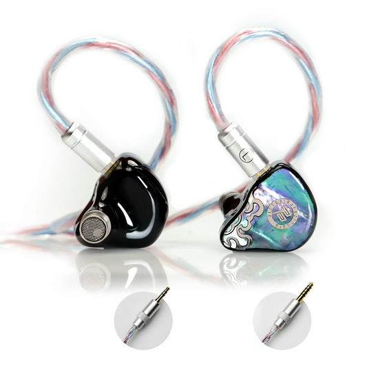 Rainbow 3 Way Crossover In Ear HiFi Headset