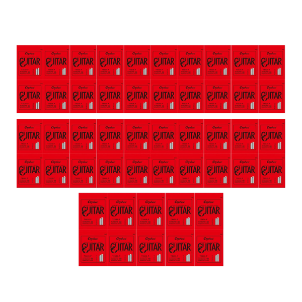 50 Pack Acoustic Guitar Strings Medium Gauge Carbon Steel