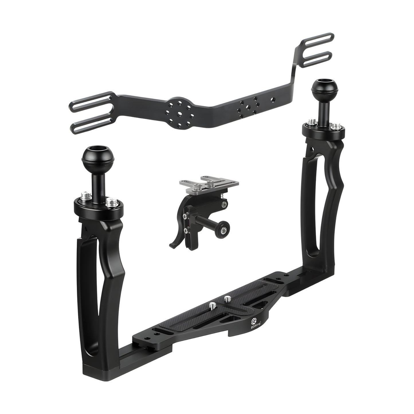 Underwater Dual Handle Tray Rig for Camera Phone