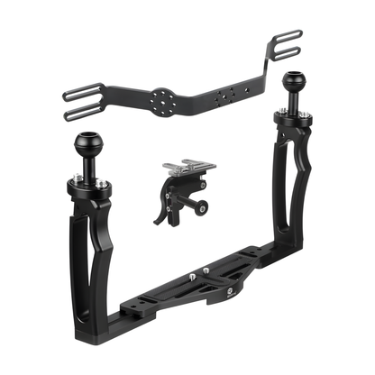 Underwater Dual Handle Tray Rig for Camera Phone