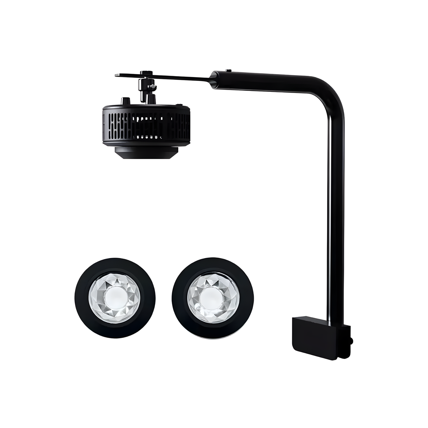 100W Full Spectrum LED Aquarium Light with Round Bracket