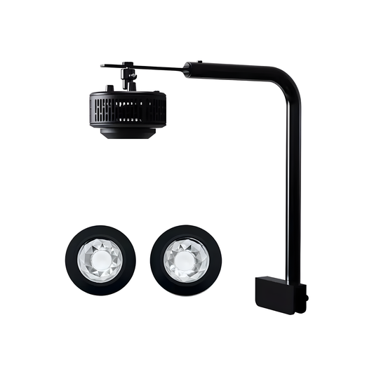 100W Full Spectrum LED Aquarium Light with Round Bracket