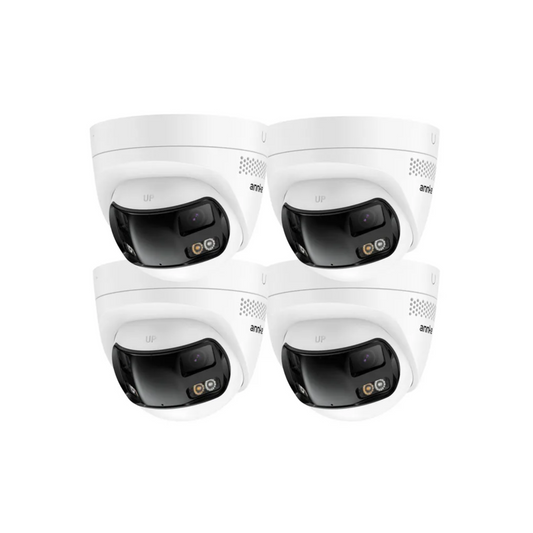 4 Piece 4K IP Security Camera with Two Way Audio