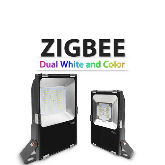 Waterproof 30W LED Floodlight with Zigbee Control