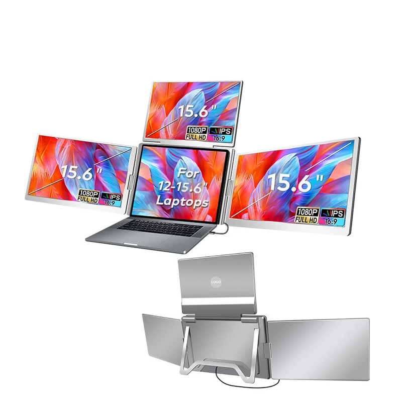 15.6" Portable FHD Secondary Monitor with Single Cable